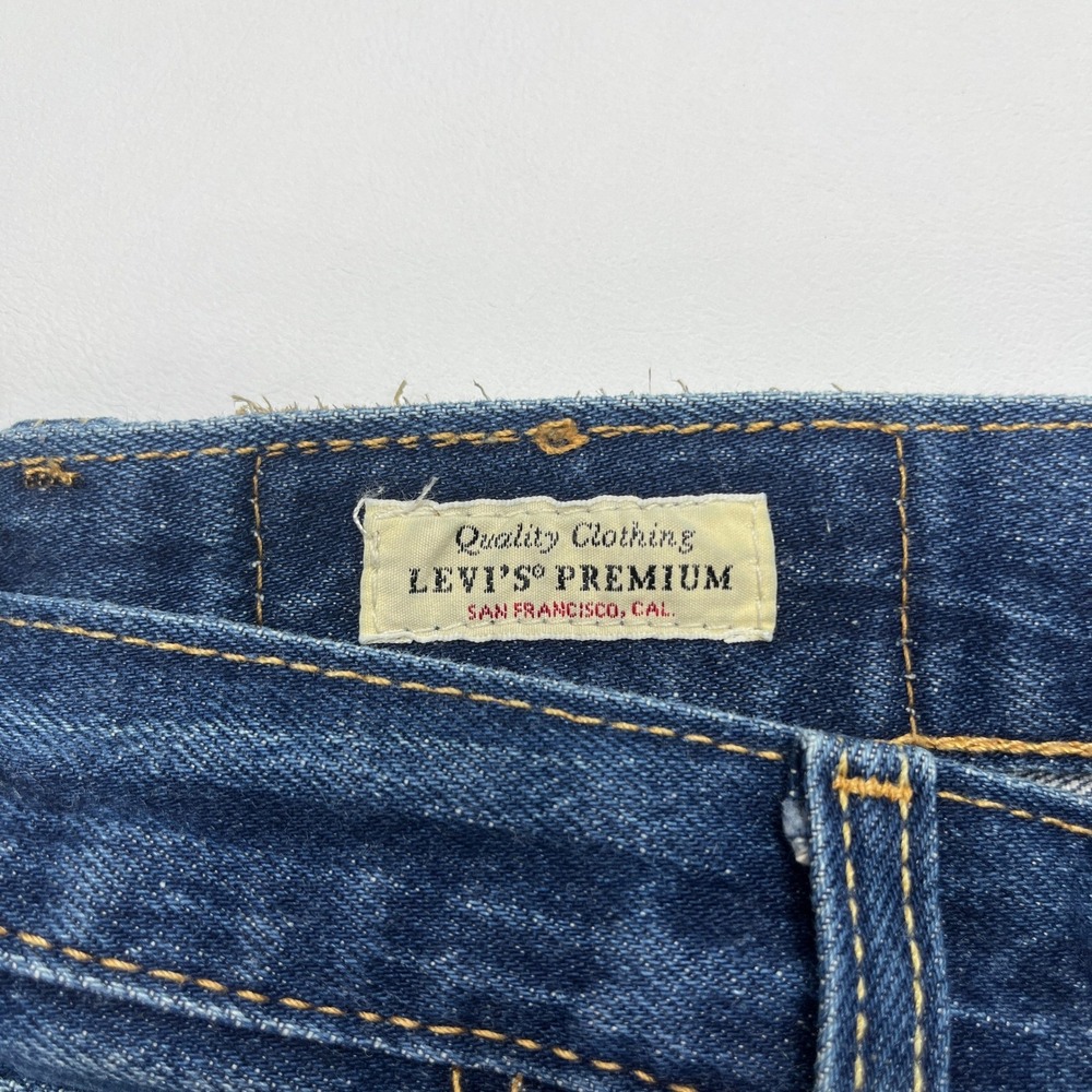 Levi's 501 '93 Straight Leg Jeans Blue 28x30 Vintage 90s Streetwear Denim - Picture 5 of 6